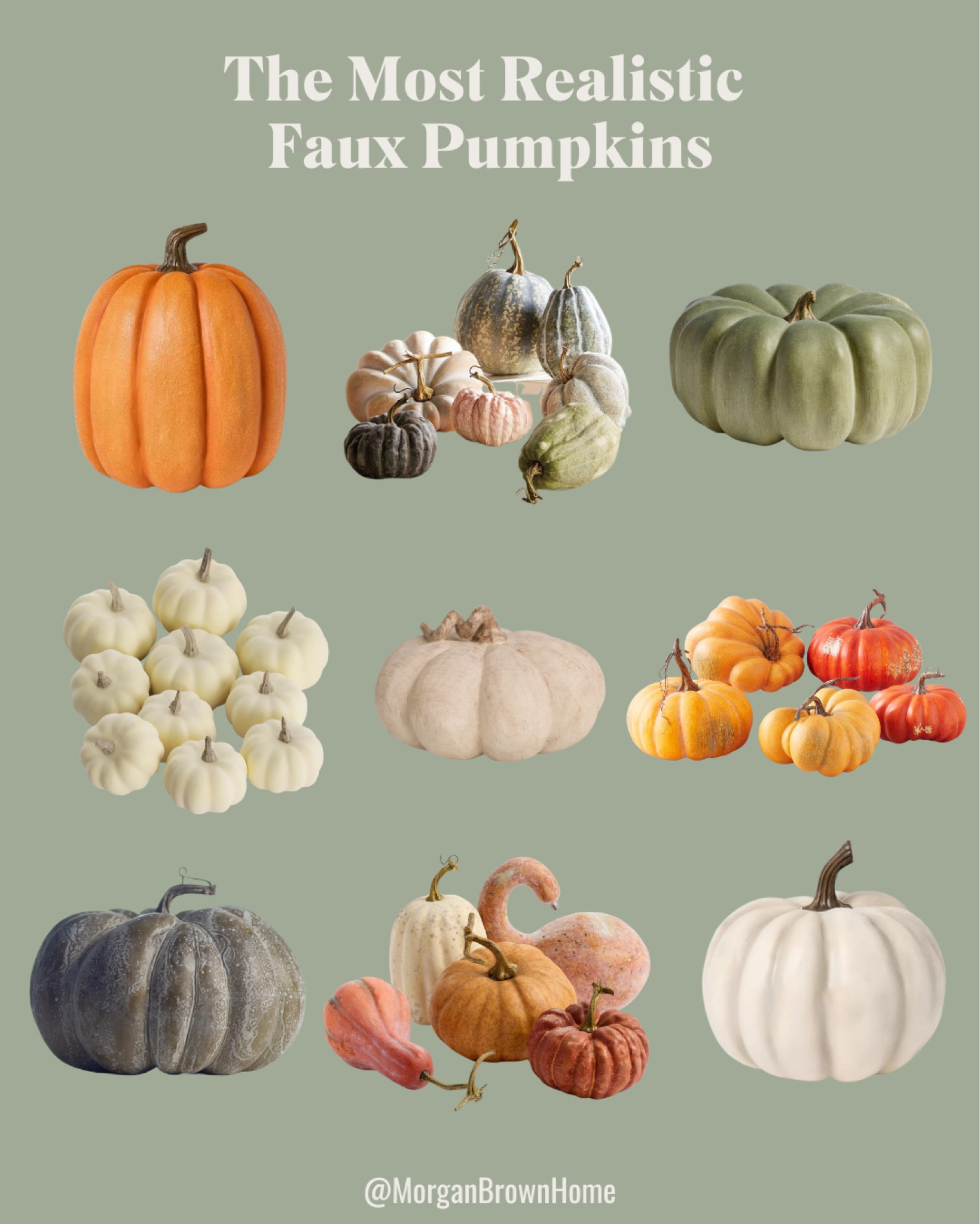 Get ready for fall with these stunning, realistic pumpkin decor ideas! From neutral tones to classic autumn hues, these pumpkins bring a cozy, seasonal vibe to any space. #FallDecor #PumpkinVibes #CozyCottage

#LTKfindsunder100 #LTKSeasonal #LTKhome