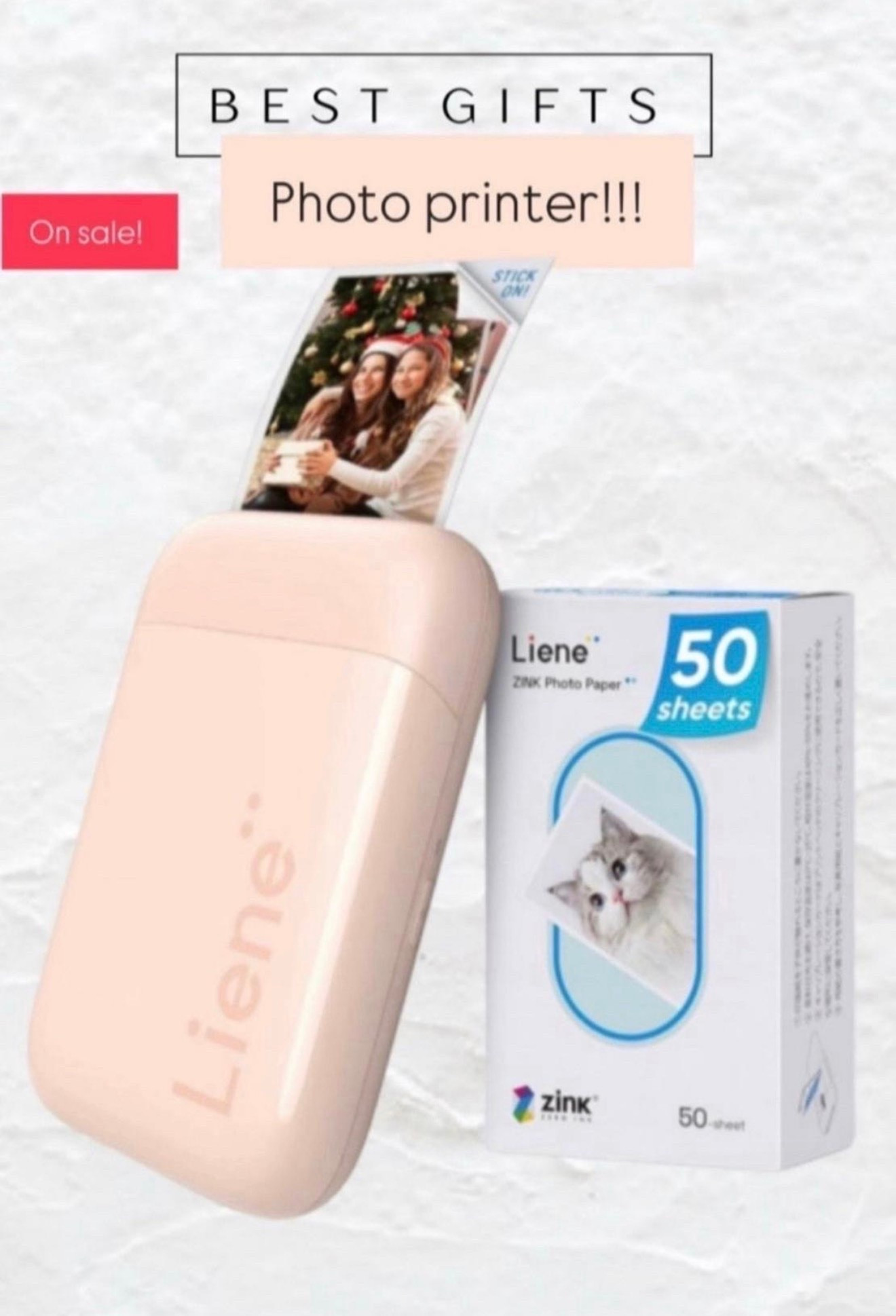Never disappoints as a gift idea.  Easy to connect via Bluetooth.  Print on the go! Cartridge and photo paper very affordable too

#giftidea #portableprinter