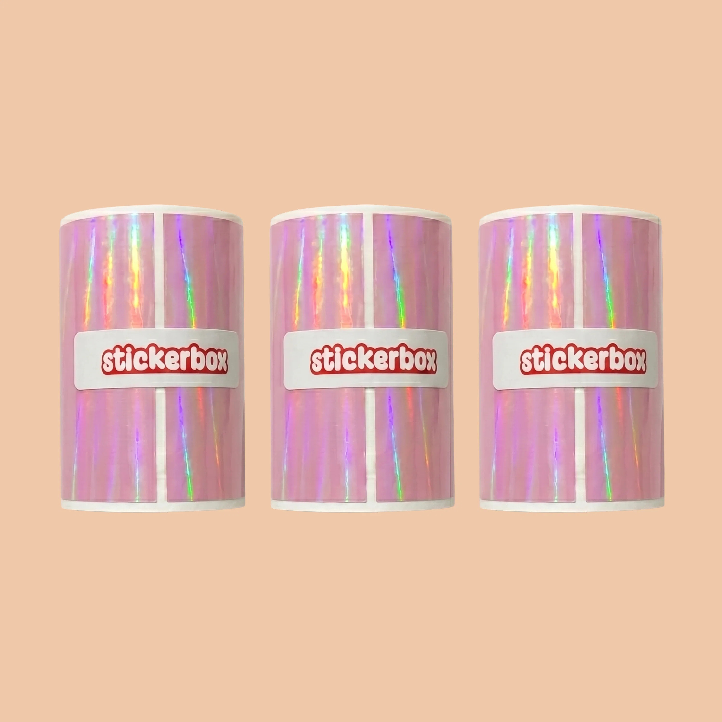 Pink Holographic Paper Refill (3) | Stickerbox