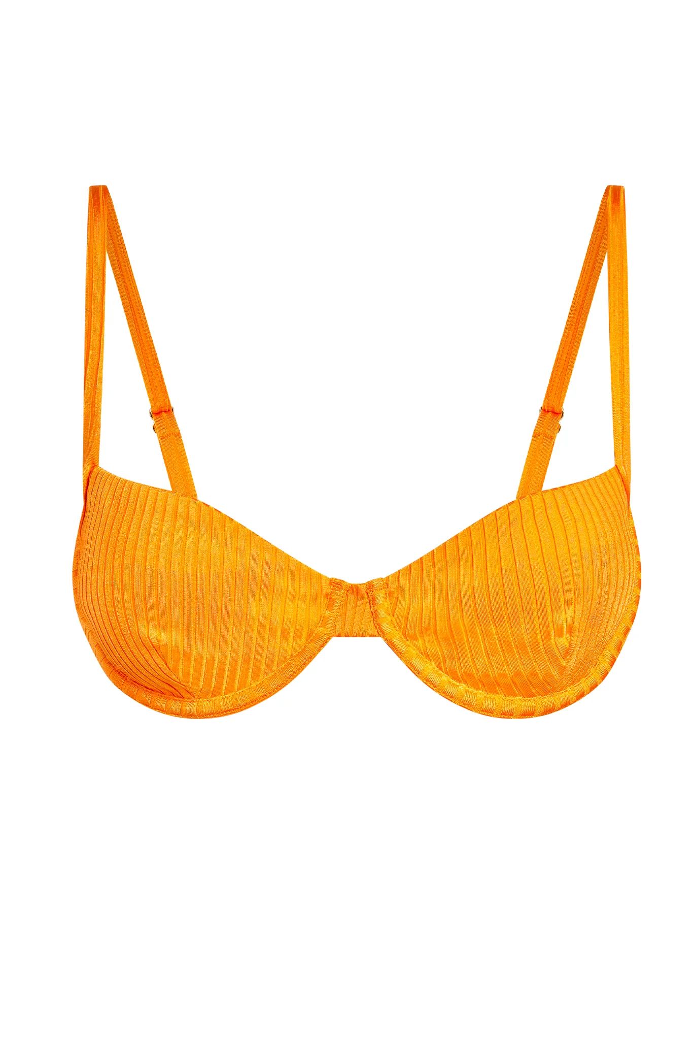 Capri Top - Clementine Wide Rib | Monday Swimwear