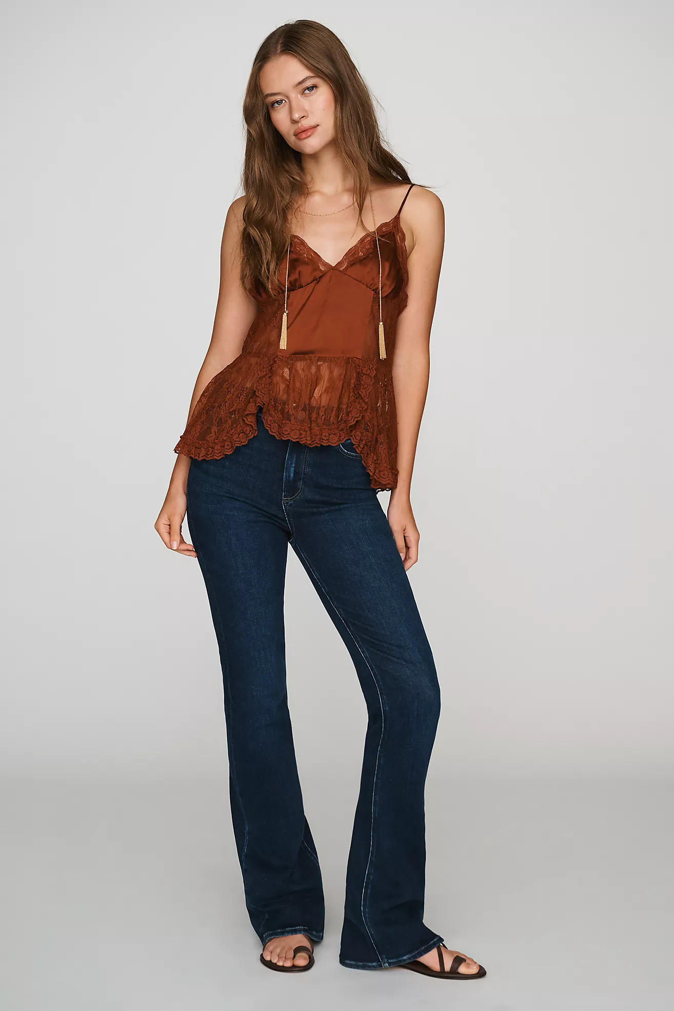 PAIGE Laurel Canyon 32" High-Rise Bootcut Jeans | Anthropologie (US)