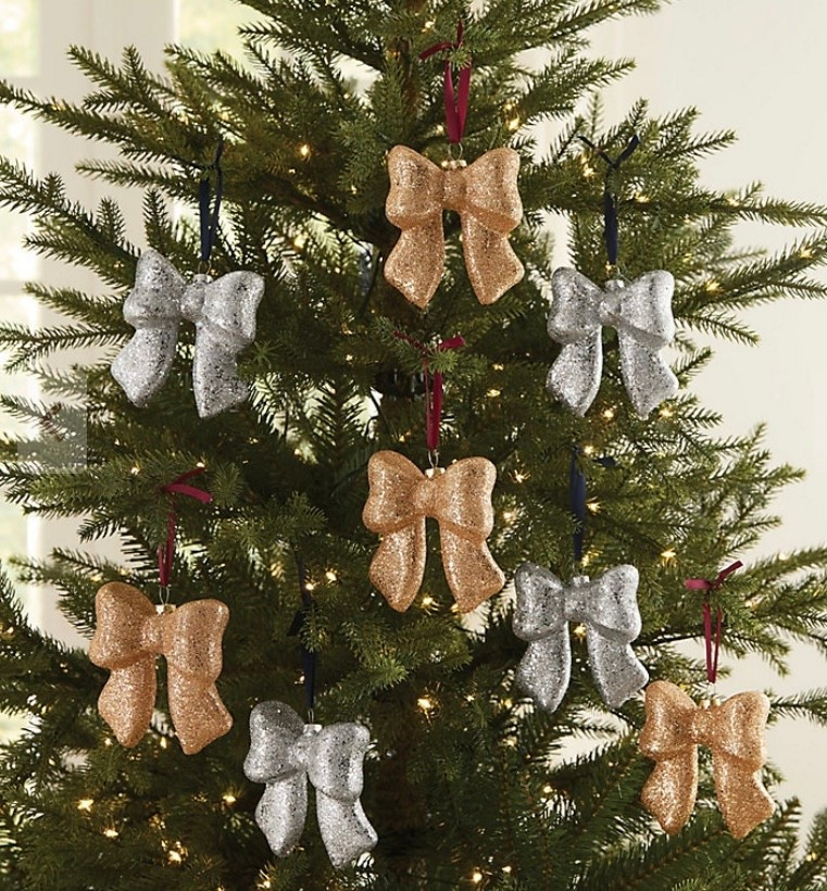 Bow Glass Ornaments 

#LTKFindsUnder50 #LTKHome #LTKHoliday