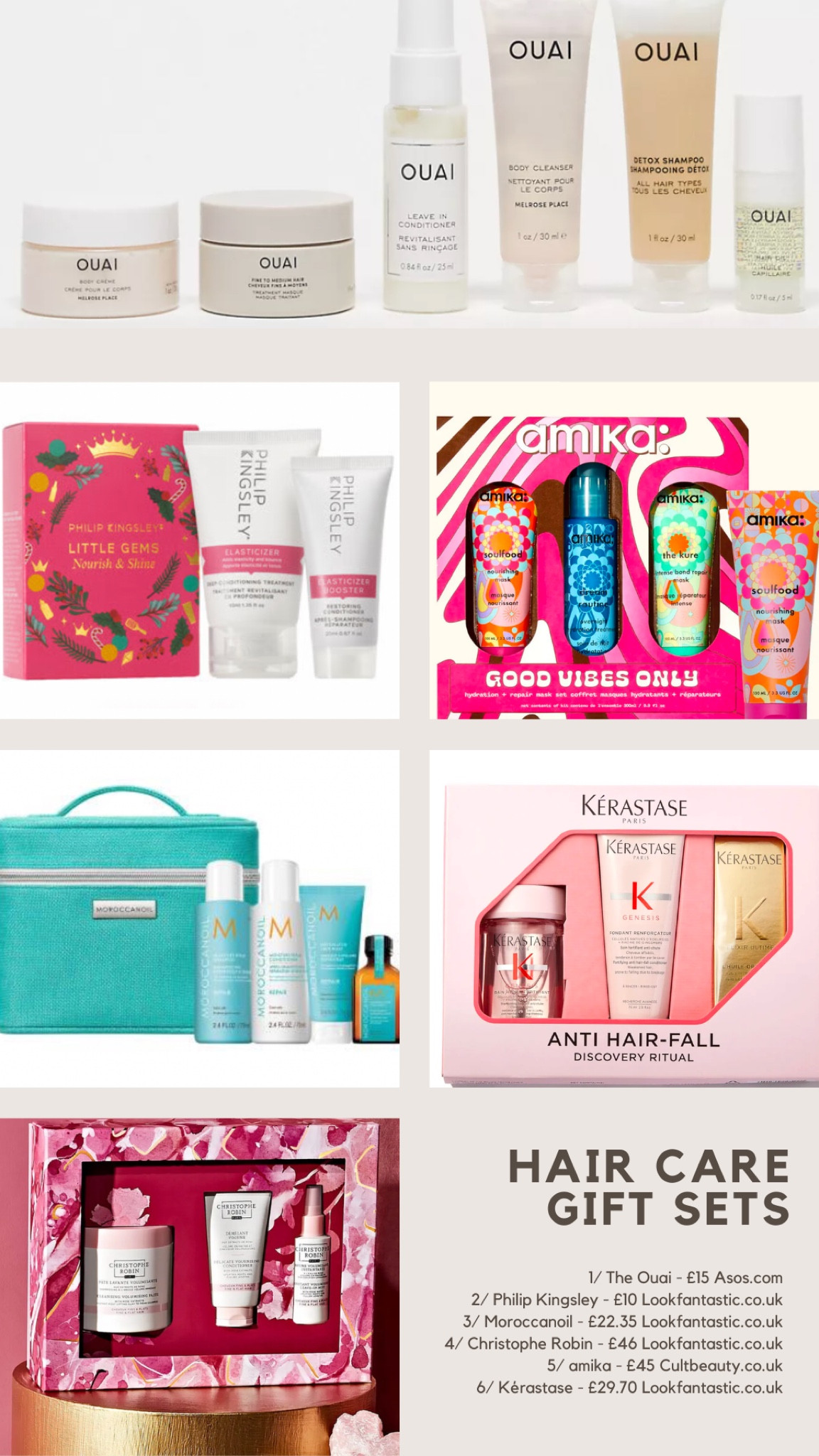 Xmas gift ideas for hair care - these are great starter packs under £50

#LTKunder100 #LTKbeauty #LTKHoliday