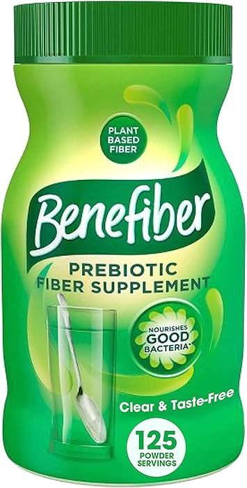 Benefiber Daily Prebiotic Fiber Supplement Powder for Digestive Health, Unflavored - 125 Servings... | Amazon (US)