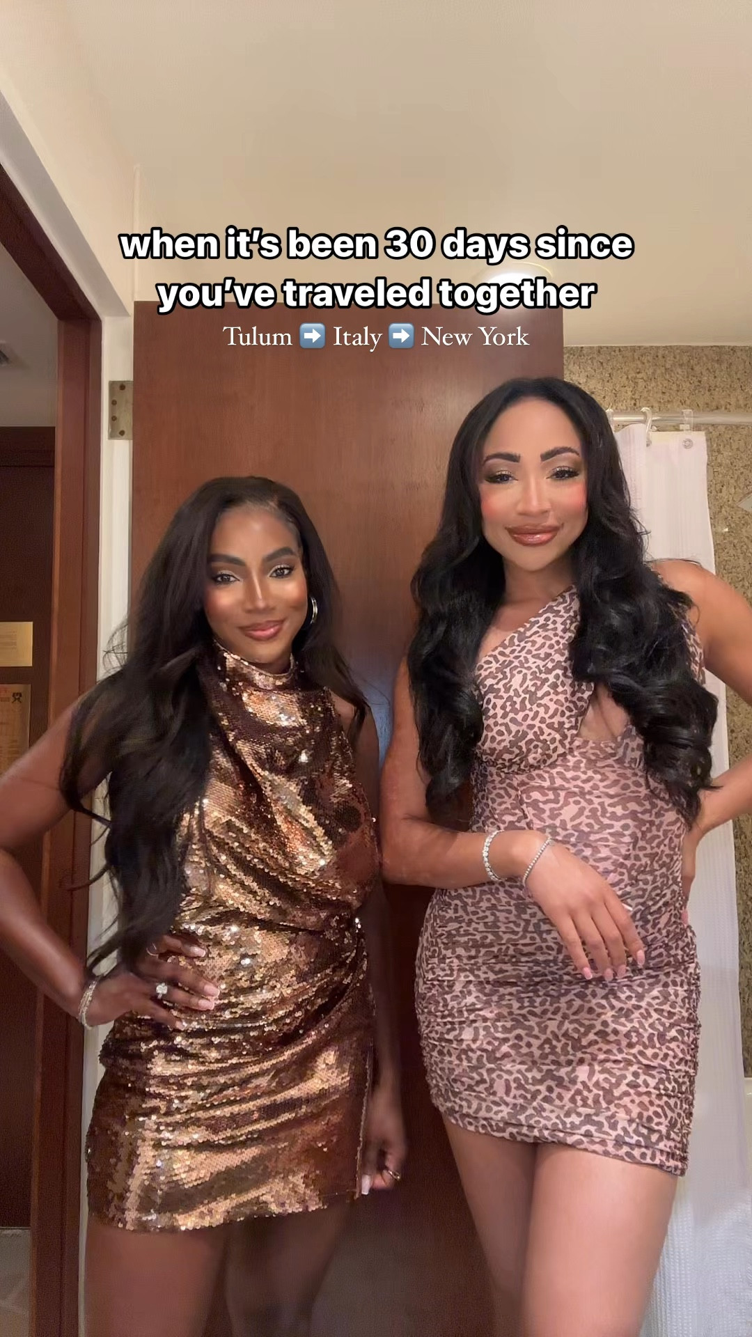 Back like we never left 🏙️✌🏾✈️… when part of the Italy crew takes another trip to New York 🤍 

like this post + write “LOVE IT” down below for links to our dresses! 




#LTKVideo #LTKfindsunder100 #LTKsalealert