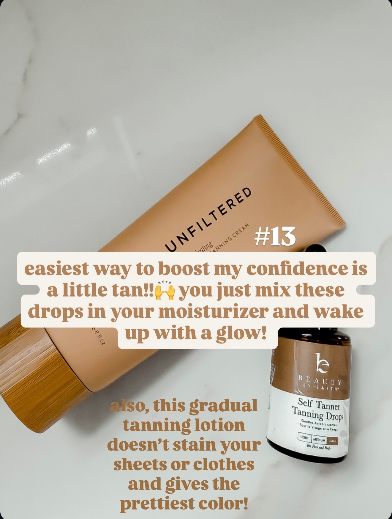 #13 top seller! I mix these self tanning drops in with my moisturizer and it gives me the perfect glow! This gradual tanning lotion doesn’t stain my sheets or clothes. 

#LTKBeauty #LTKgrwm #LTKselfcare