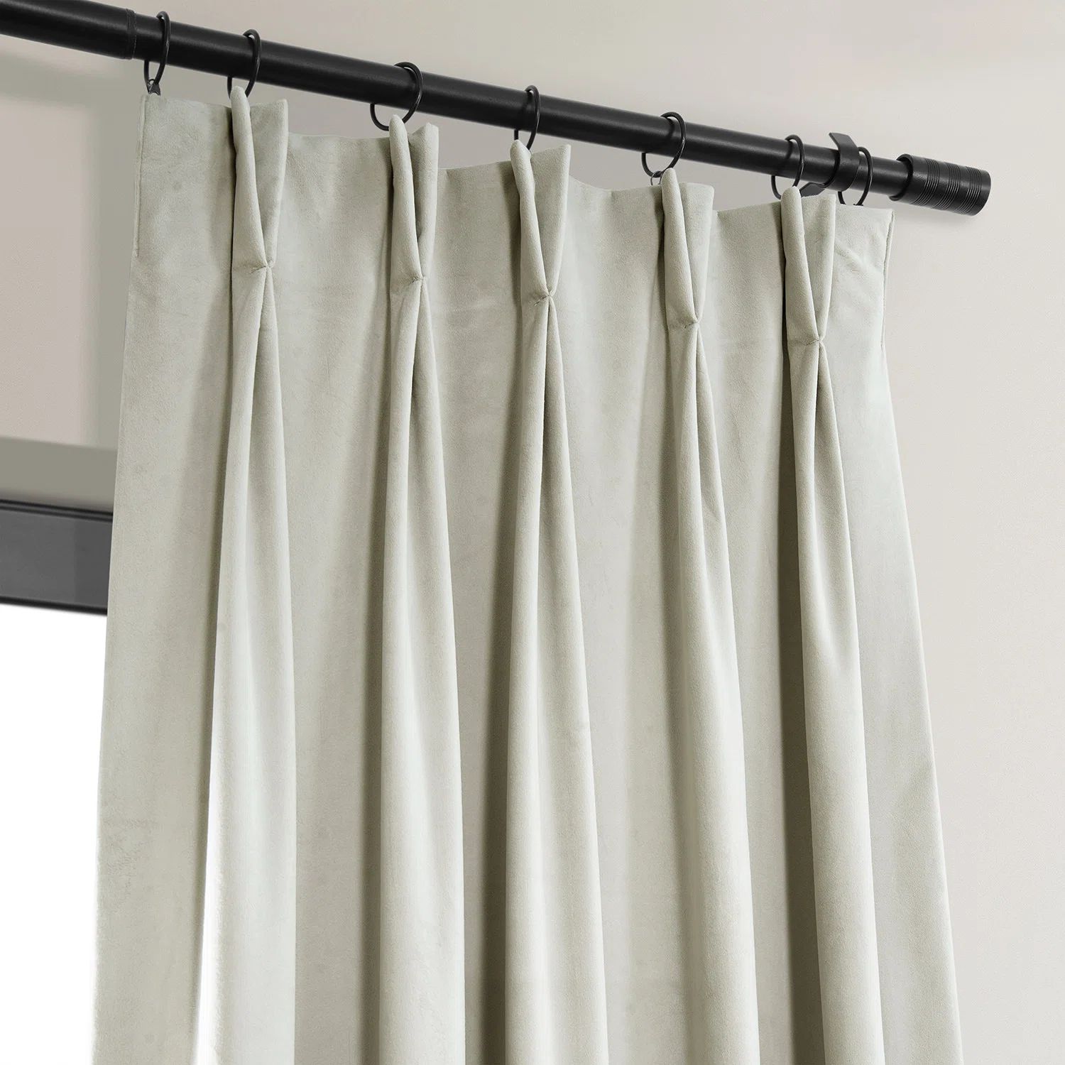 Balone French Pleat Signature Velvet Curtains for Bedroom Blackout Curtains for Living Room Singl... | Wayfair Professional