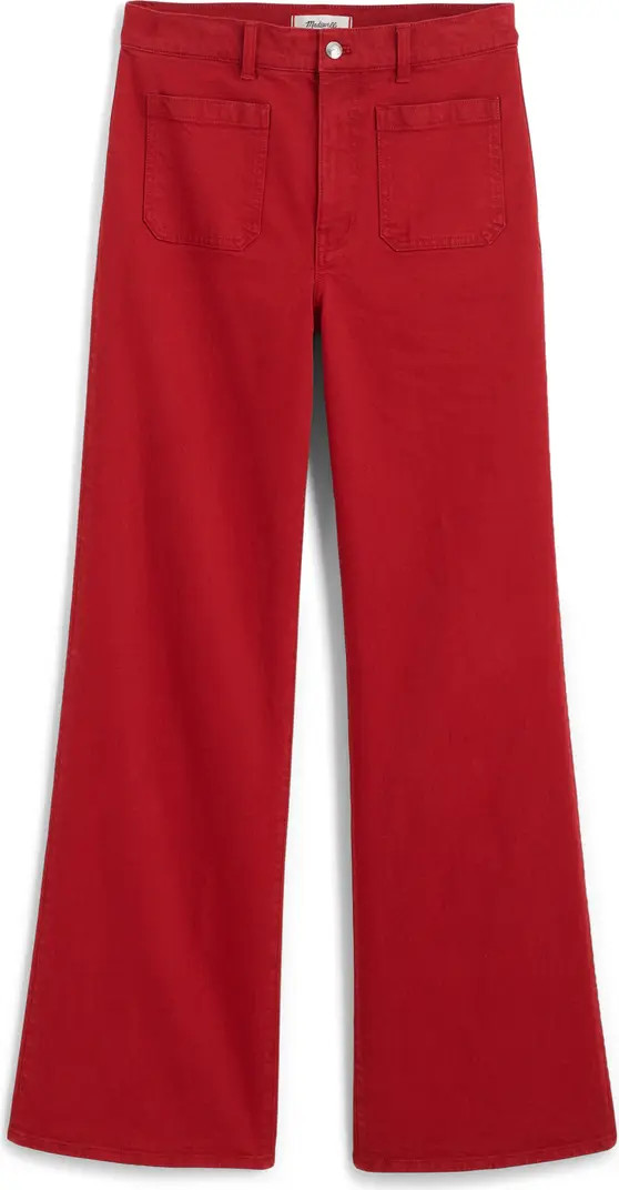 The Emmy Patch Pocket Wide Leg Pants | Nordstrom