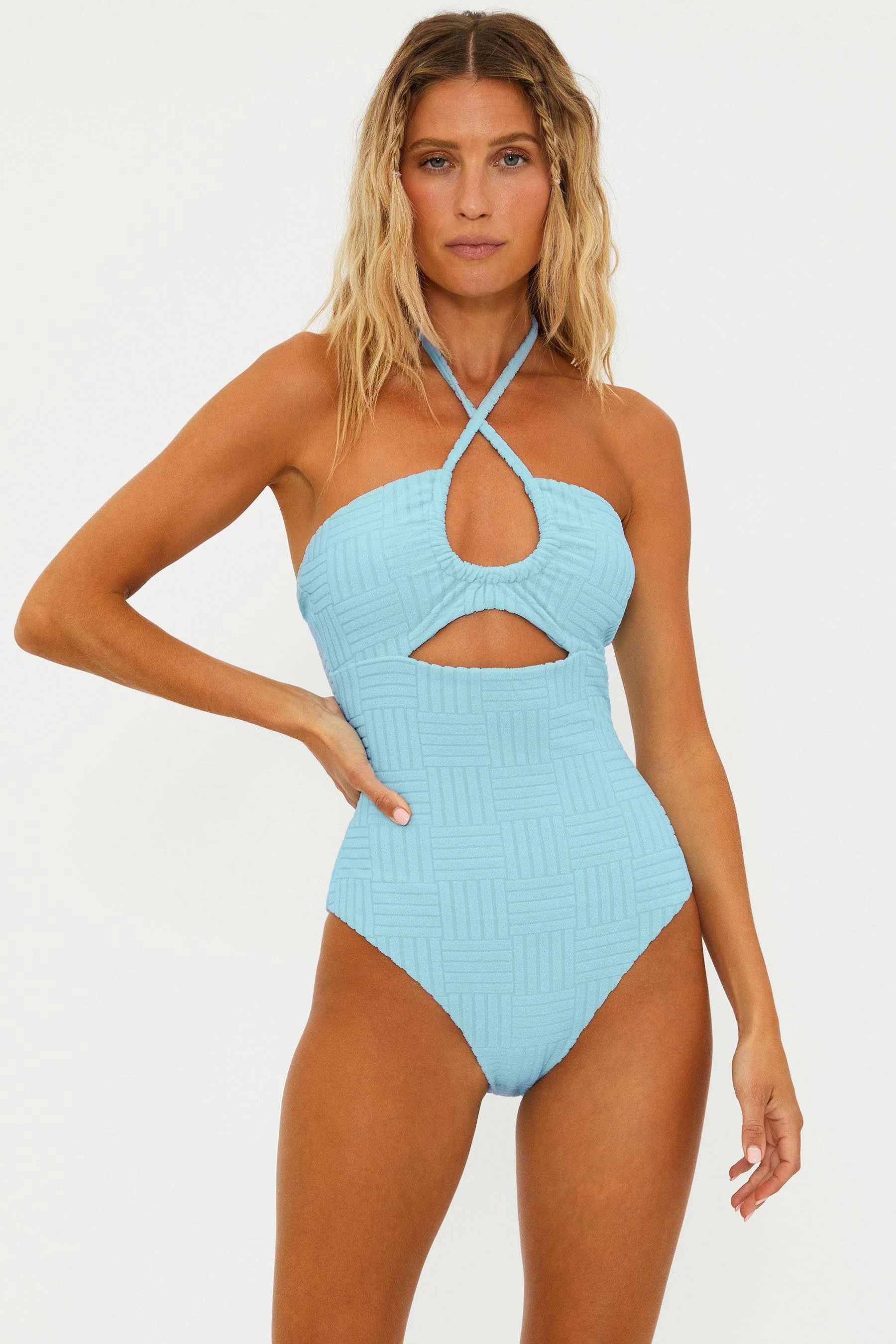 PHOENIX ONE PIECE BLUEBERRY ICE TERRY | Beach Riot