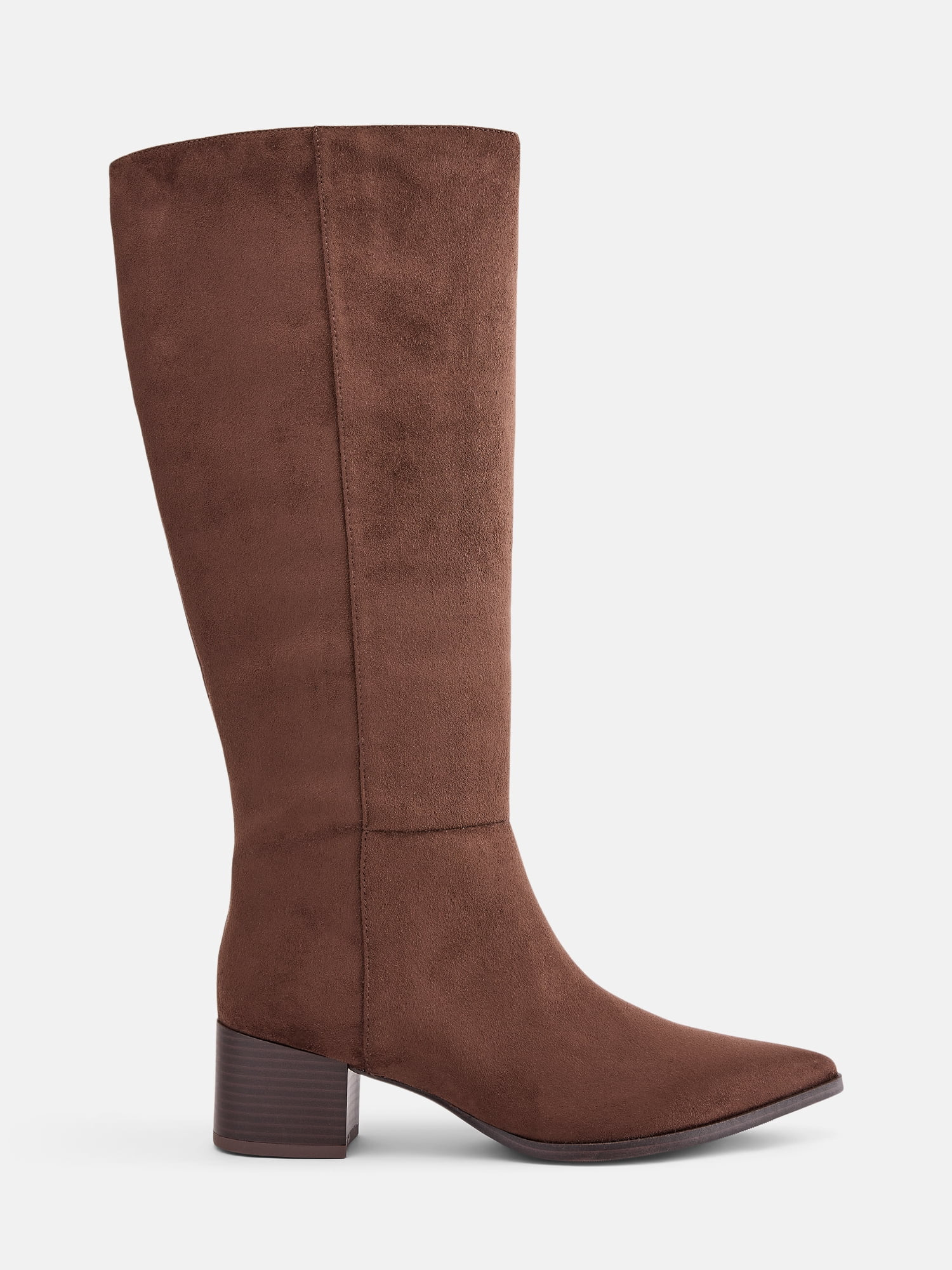 Scenario Women's Tall Block Heel Boots | Walmart (US)
