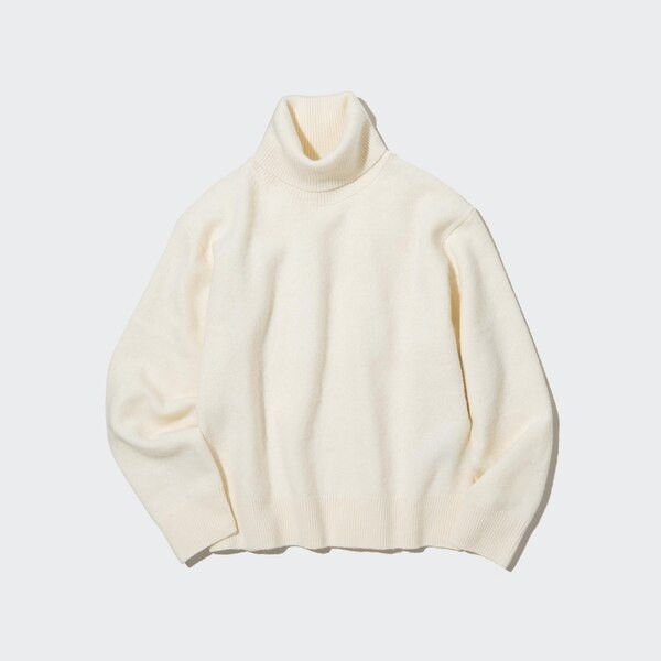Premium Lambswool Turtleneck Long-Sleeve Sweater | UNIQLO (US)