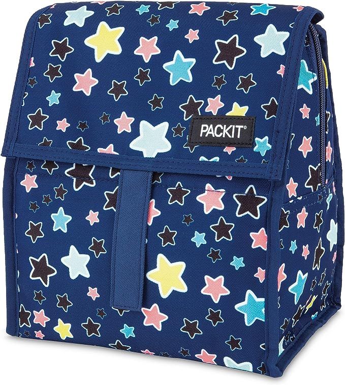 PackIt Freezable Lunch Bag with Zip Closure, Bright Stars | Amazon (US)