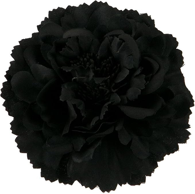 Floral Fall Peony Flower Hair Clip Flamenco Dancer Pin up Flower Brooch | Amazon (US)