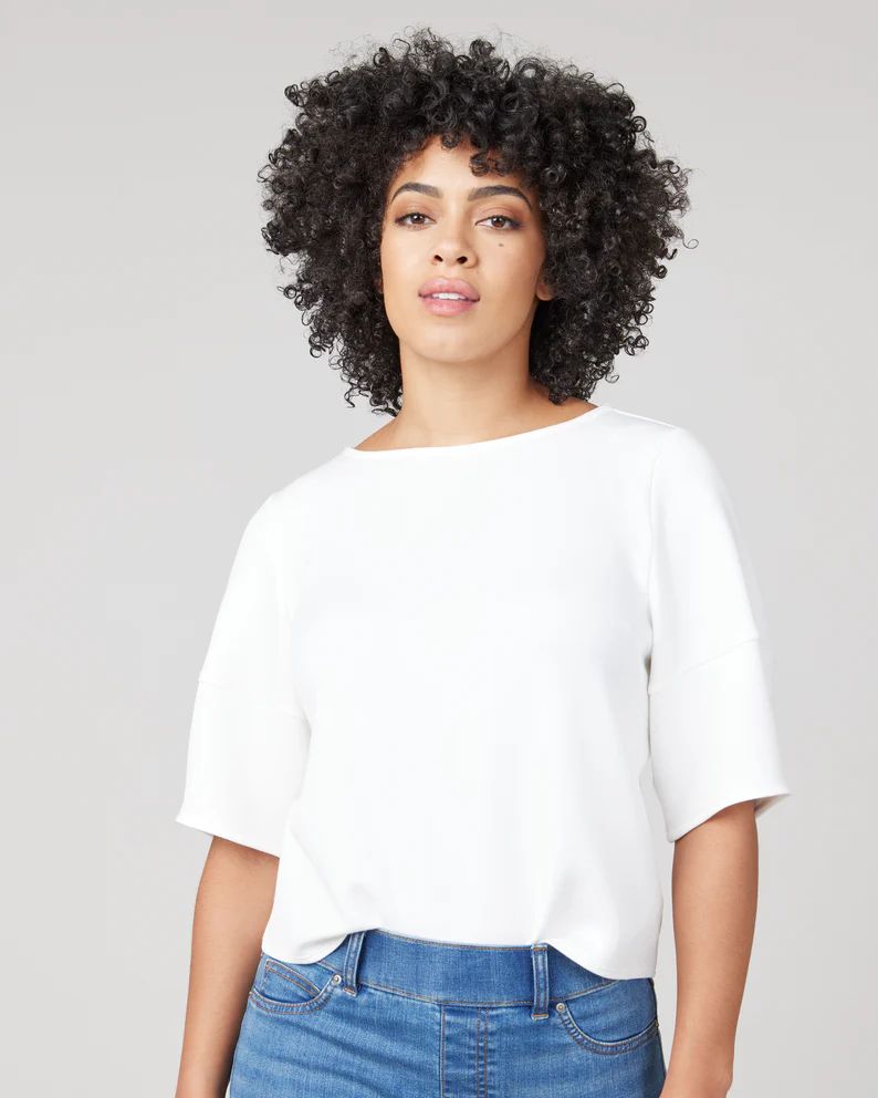 AirEssentials Puff Sleeve ‘At-the-Hip’ Top | Spanx