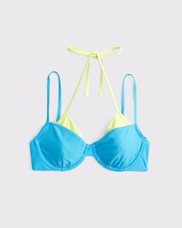 Layered Underwire Bikini Top | Abercrombie & Fitch (US)
