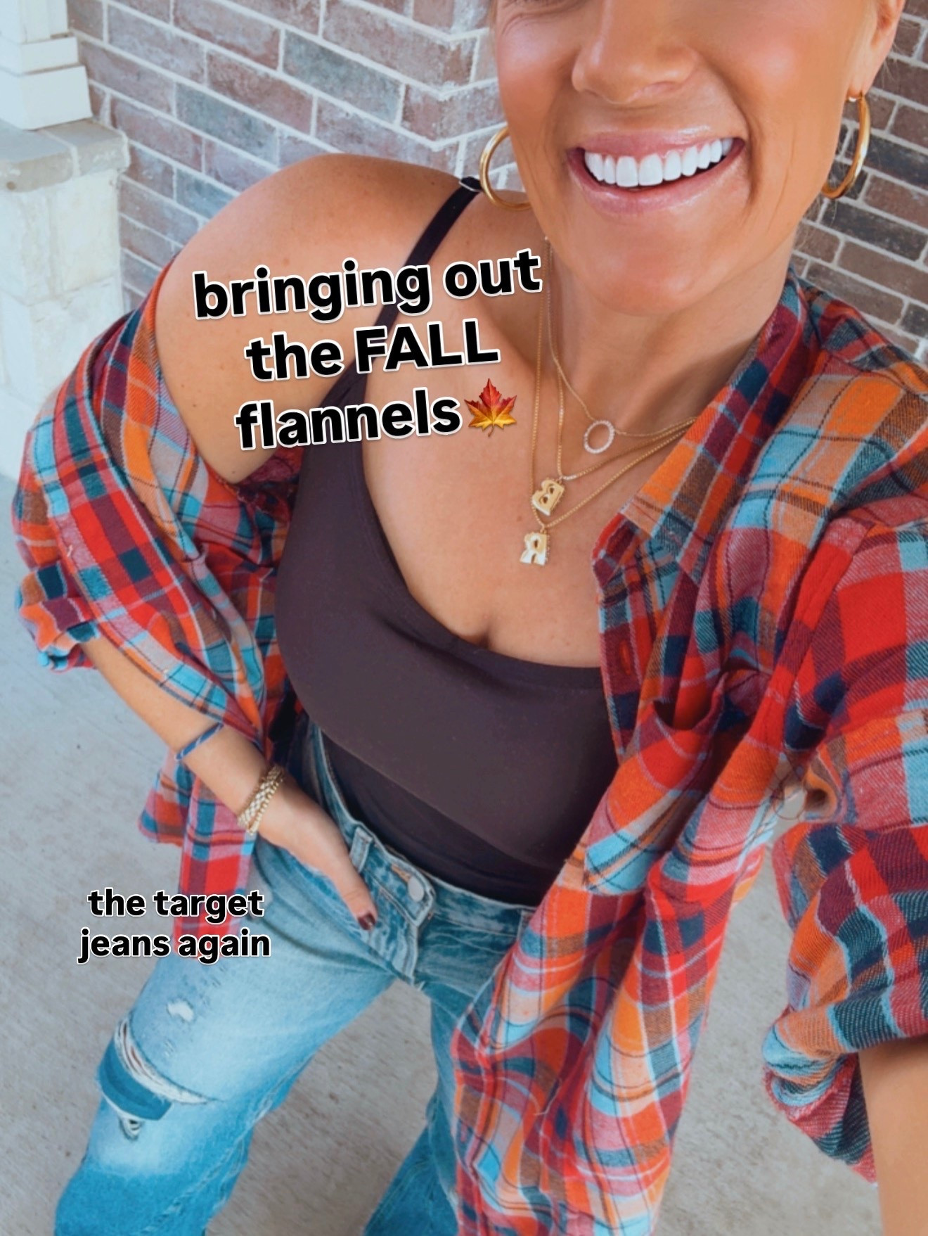 outfit for lunch with a friend!!
Flannel size large
New target jeans size 6