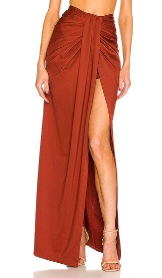 Ara Skirt in Brown | Revolve Clothing (Global)