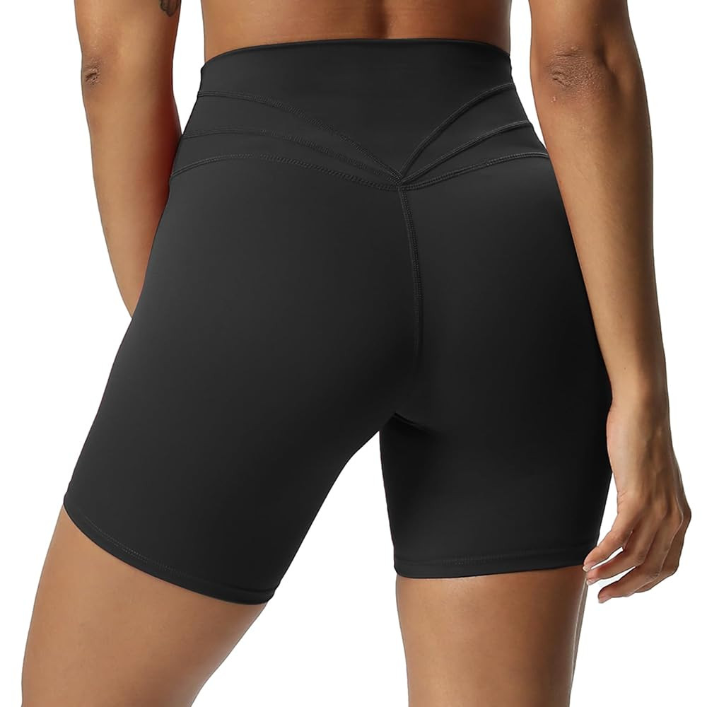 Aoxjox Trinity Workout Biker Shorts for Women Tummy Control High Waisted Exercise Athletic Gym Ru... | Amazon (US)