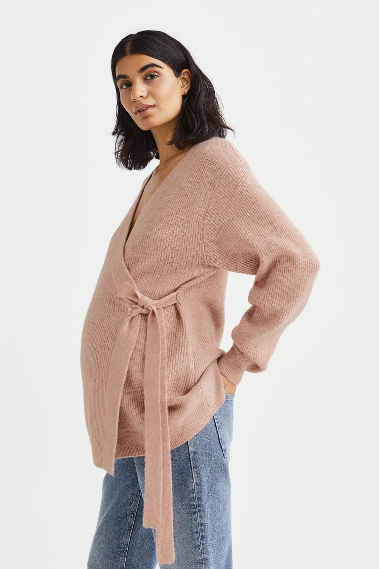 MAMA Before & After Wrap-front Cardigan | H&M (US + CA)