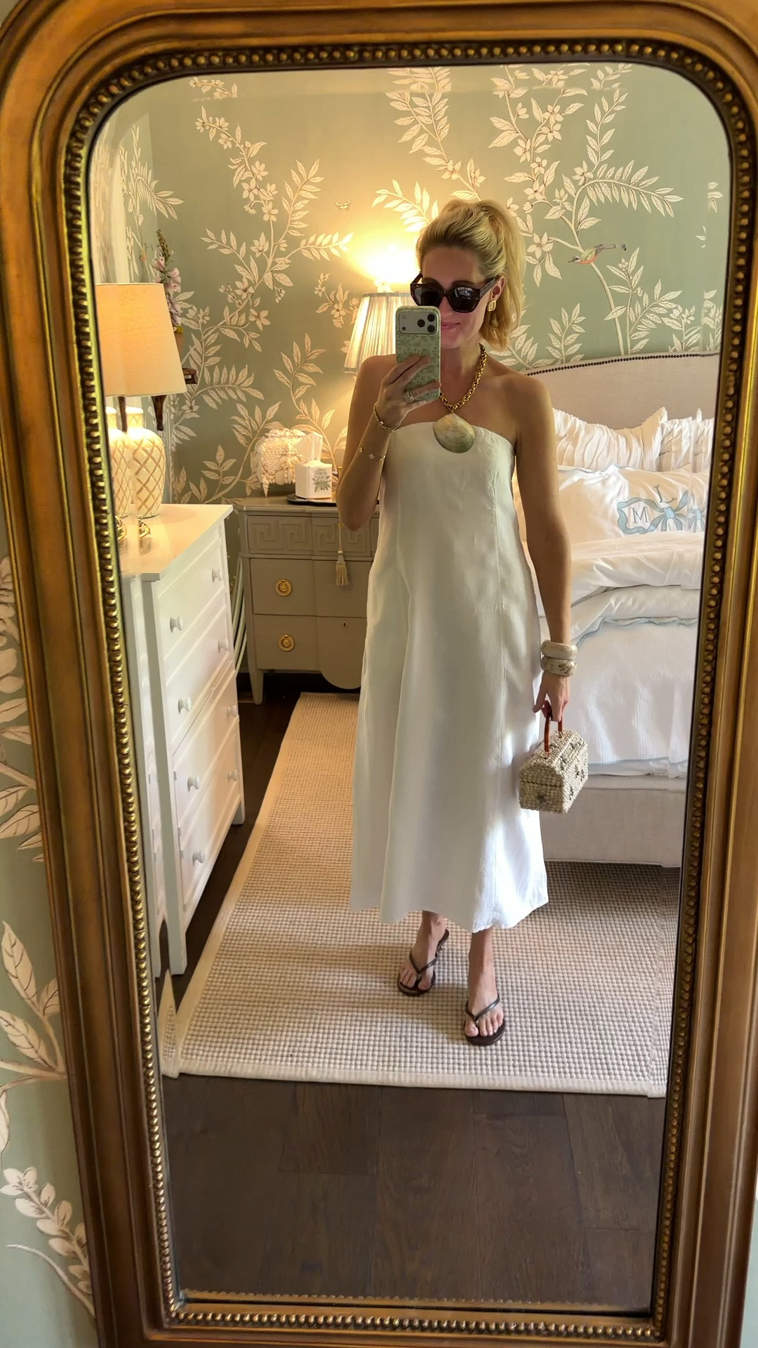 White Linen summer dress!