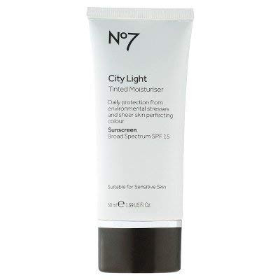 No7 City Light Tinted Moisturiser SPF 15 Medium - 1.69oz Medium | Amazon (US)