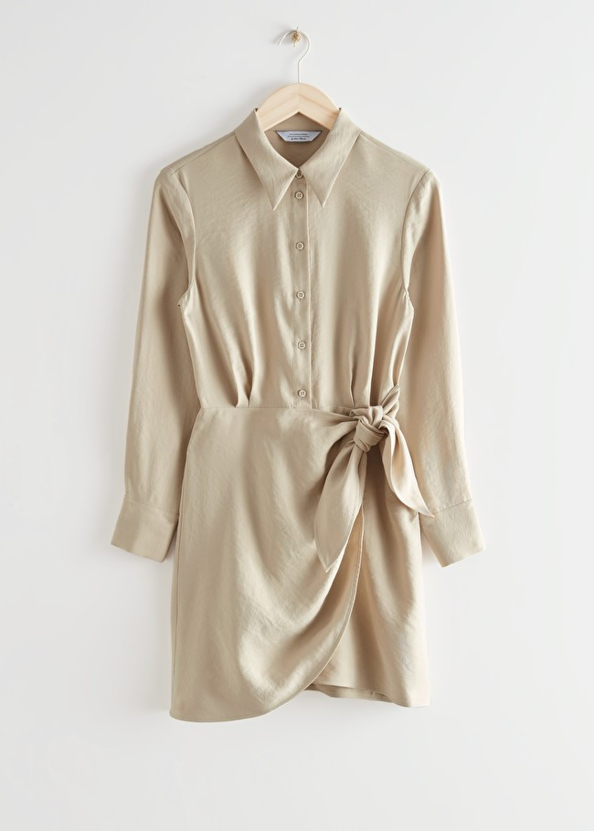 Buttoned Mini Wrap Dress | & Other Stories (EU + UK)