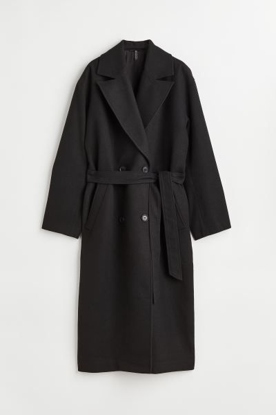 Tie-belt coat | H&M (UK, MY, IN, SG, PH, TW, HK)