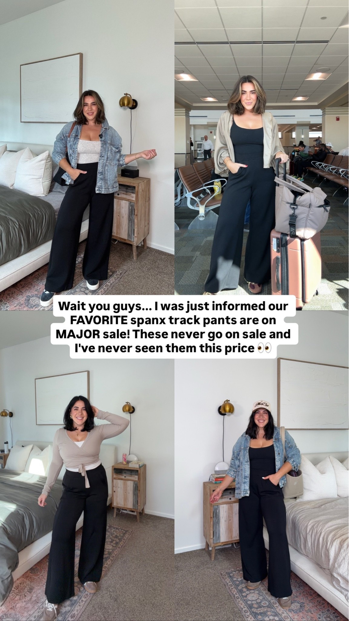 VIRAL track pants on sale! Trust me these are incredible. I've never seen them priced this low. Run! I do a size L regular (I'm 5' 5'') if you're any shorter do the petite!

#LTKSaleAlert #LTKMidsize #LTKSeasonal