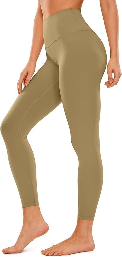 CRZ YOGA High Waisted Lounge Yoga Legging Yoga Pants 25" / 28" | Amazon (US)