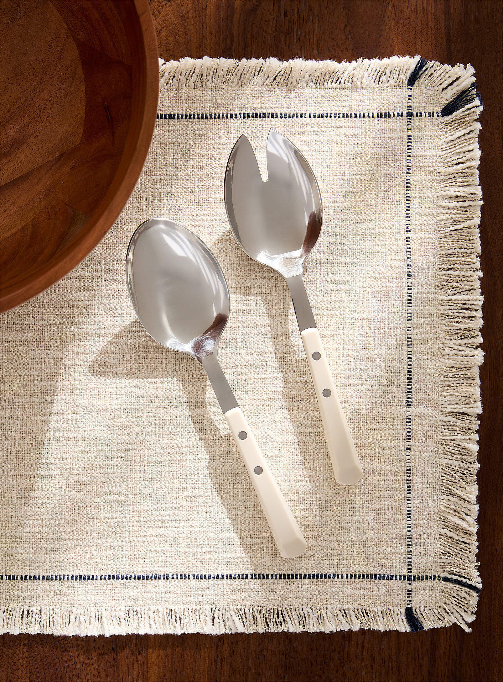 Simons Maison - Les ustensiles à salade ivoire Ensemble de 2 (Maison, Beige, ENS/2) | Simons
