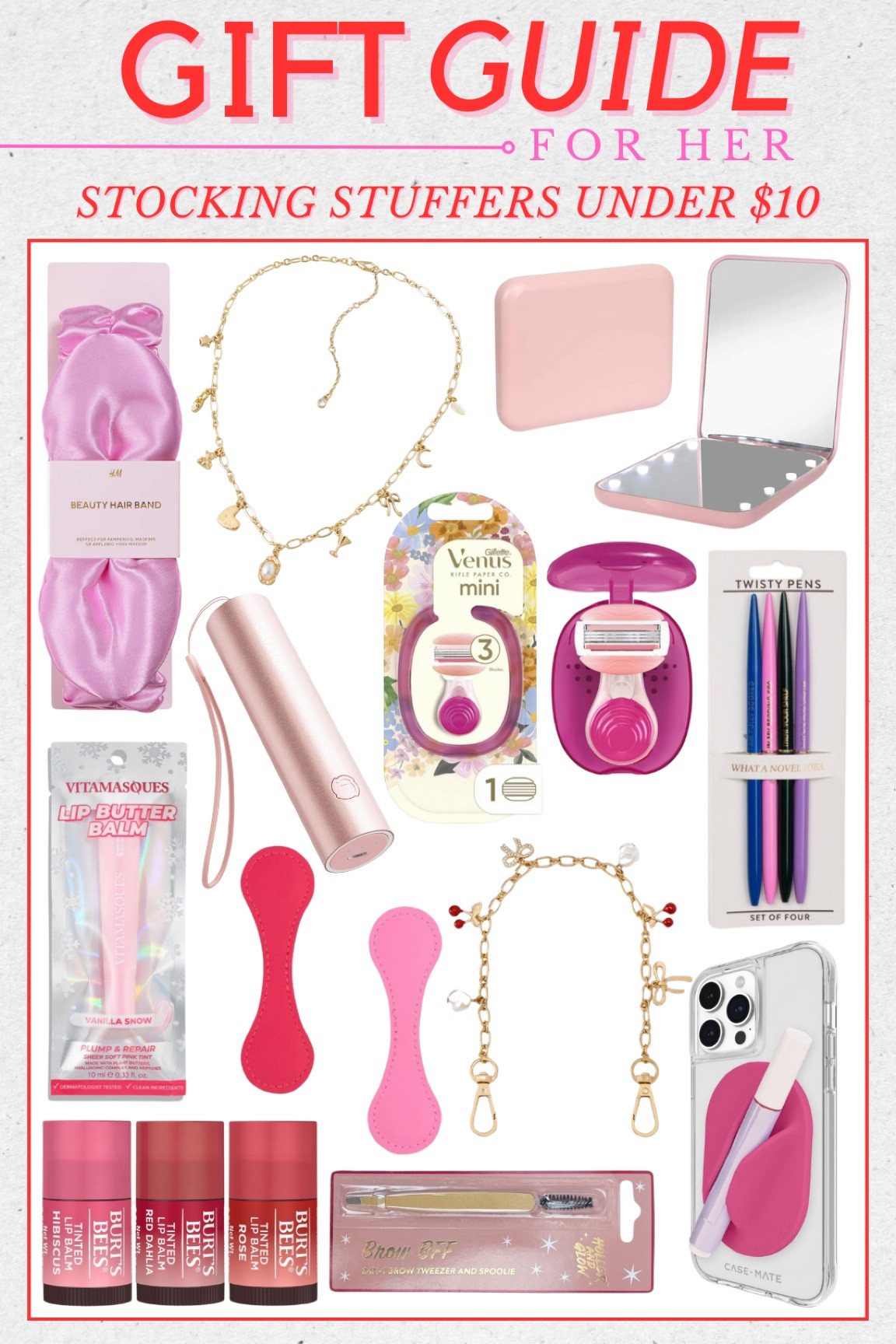 Stocking stuffers under $10!

#LTKFindsUnder50 #LTKStyleTip #LTKGiftGuide