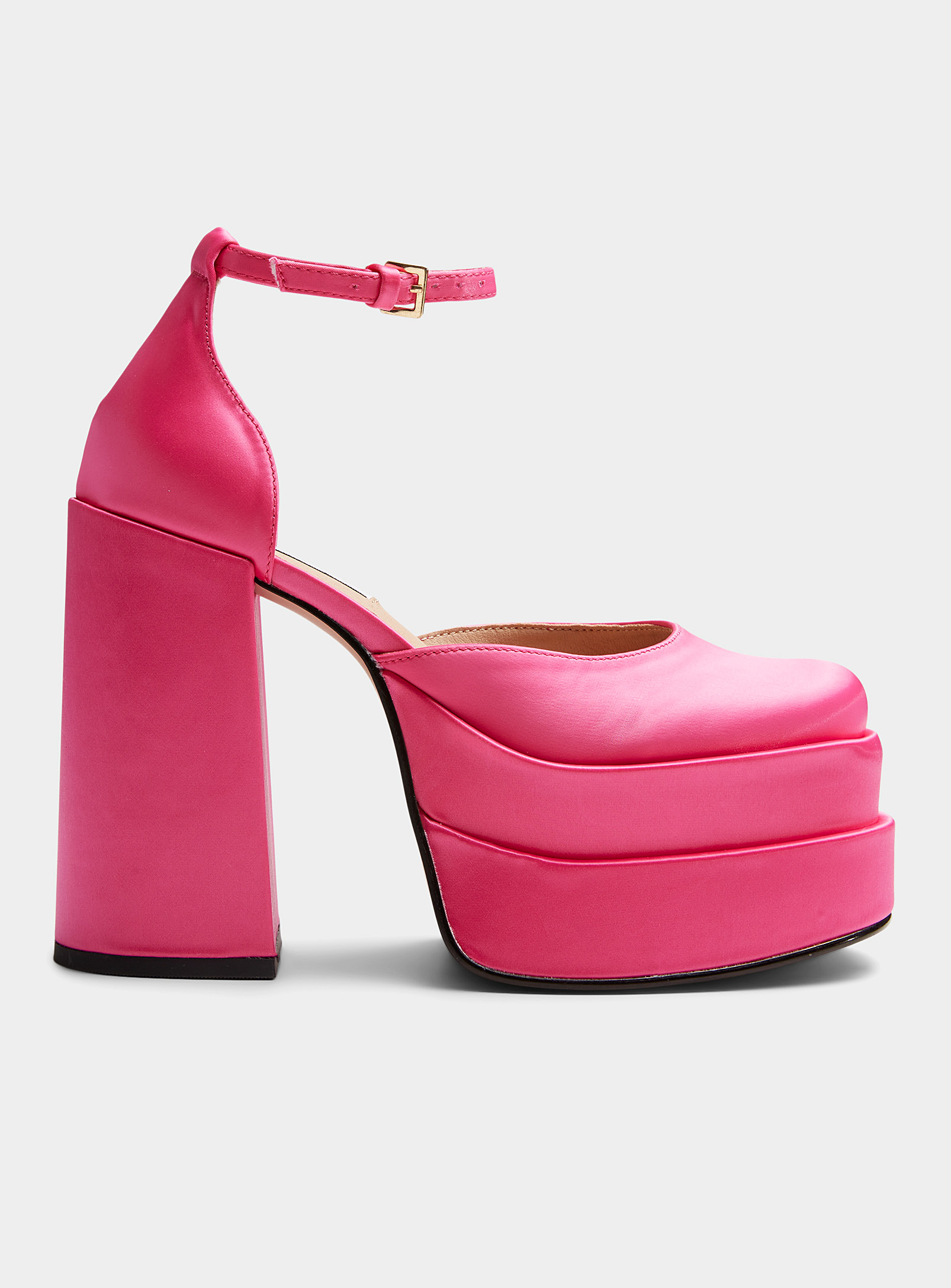 Steve Madden - Charlize block-heel platform shoes (Women, Pink, 9.5) | Simons