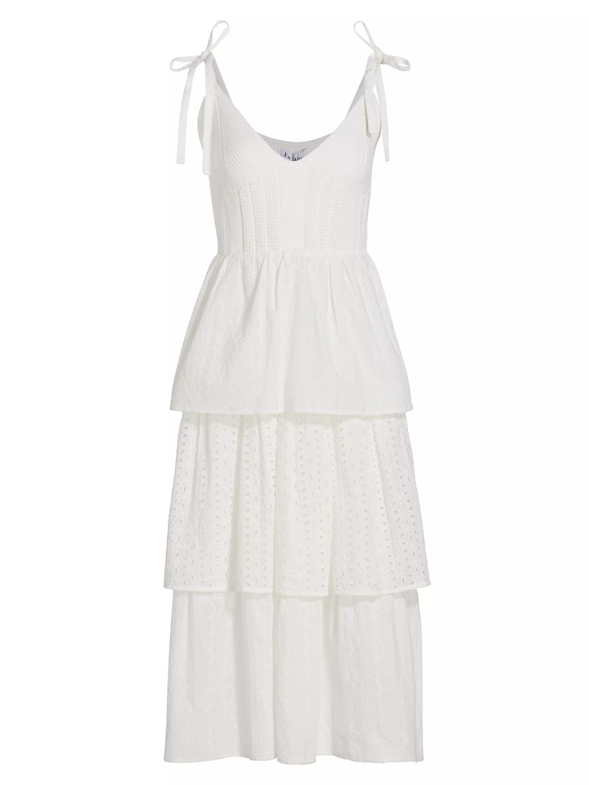 Croix Tiered Midi Dress | Saks Fifth Avenue