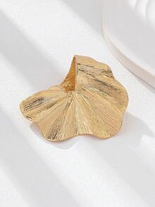 1 Pc Exaggerated Creative Ginkgo Biloba Leaves Ring , Women Chunky Statement Rings Jewelry Sutiab... | SHEIN