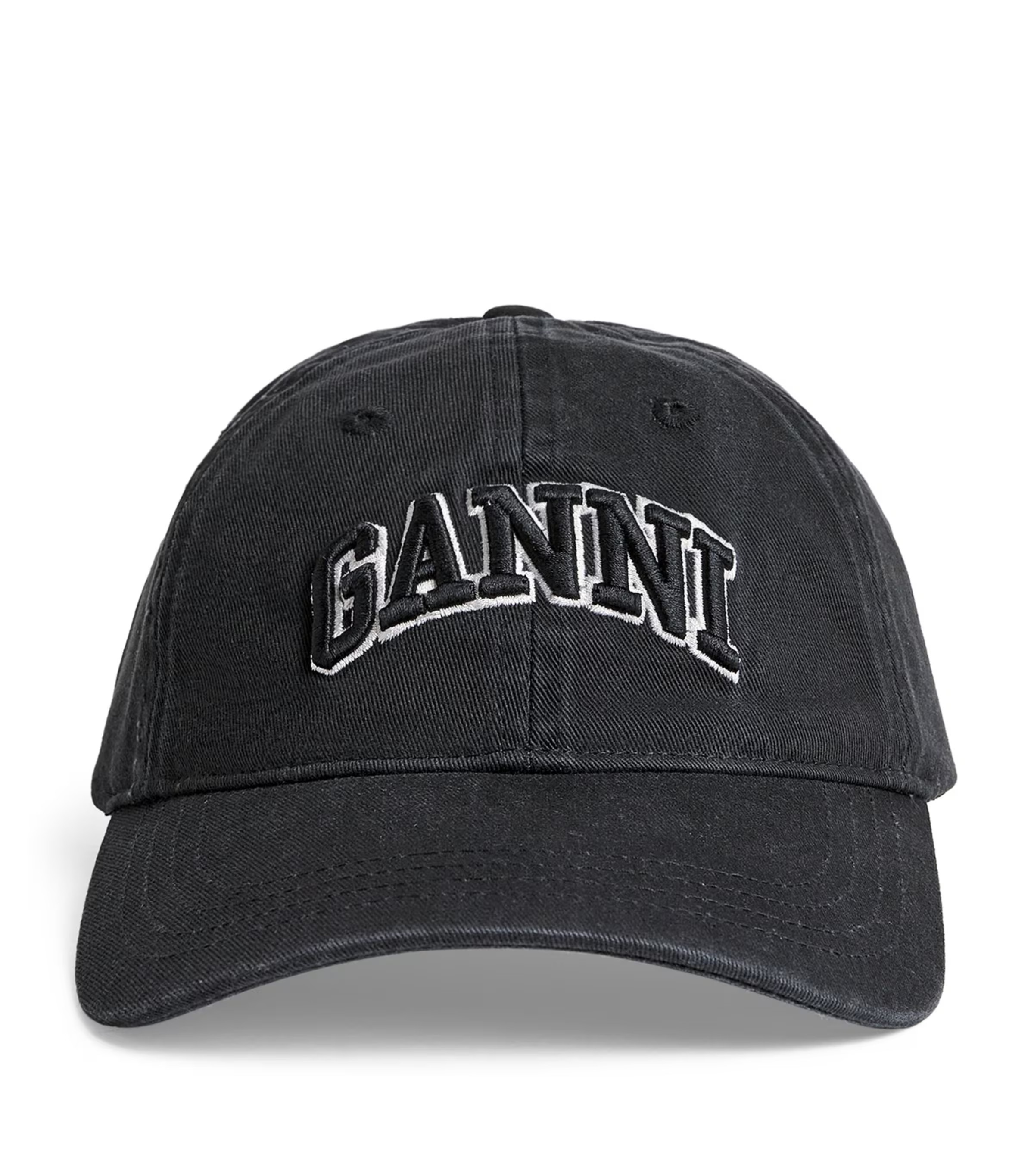 Ganni Organic Canvas Baseball Cap | Harrods
