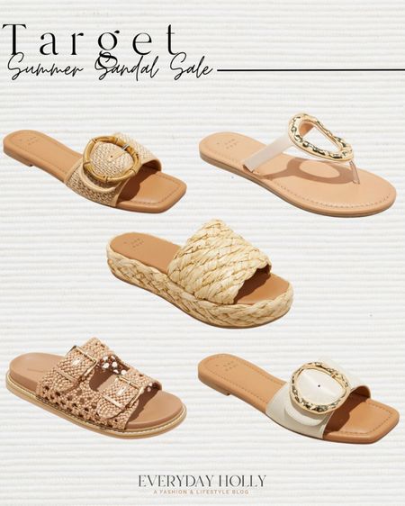 💥20% off Target Women’s Summer shoe sale!  Neutral sandals perfect for summer casual outfits, resort wear, vacation, cruise, straw raffia buckle metal slides

#LTKfindsunder50 #LTKshoecrush #LTKsalealert