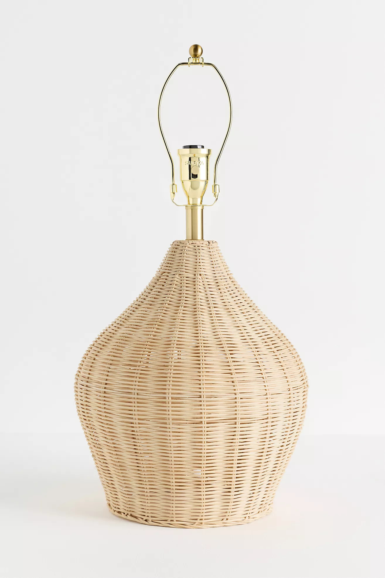 Brown Wicker Lamp Base | Anthropologie (US)