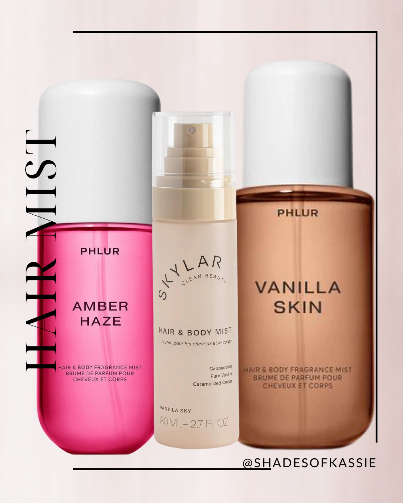 New hair mist to make complete your scent bubble 