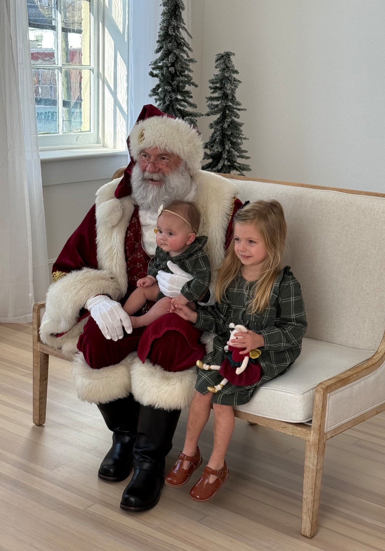 Holiday outfit for girls 
Santa pictures 

#LTKHoliday #LTKKids #LTKFamily