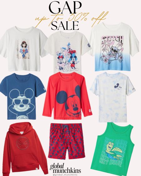 Gap is having a huge SALE! Up to 50% off new outfit picks and get an extra 50% off SALE items! I love all the Disney clothes they have for the kids and such great quality! 

#LTKKids #LTKSaleAlert #LTKStyleTip