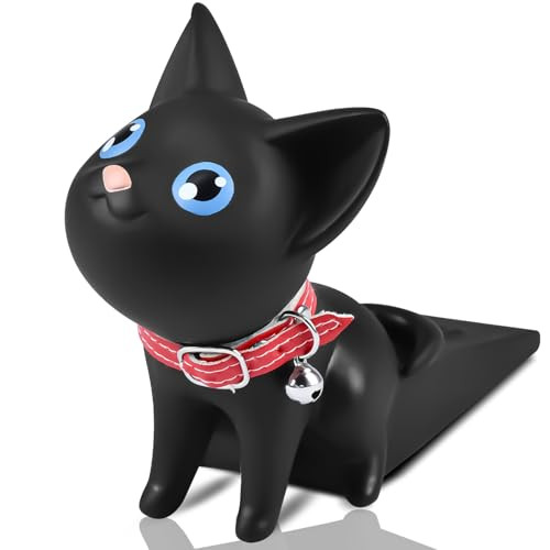 Enenes Cute Cat Door Stopper, Non-Slip Door Wedge for Hardwood Tile Carpet | Amazon (US)