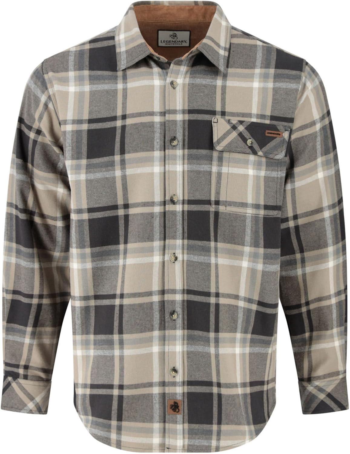 Legendary Whitetails Mens Flannel Long Sleeve Button Down 100% Cotton Shirt | Amazon (US)