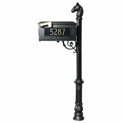Lewiston Locking Post Mounted Mailbox | Wayfair North America