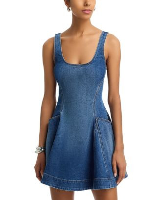 Flared Denim Mini Dress | Bloomingdale's (AU)