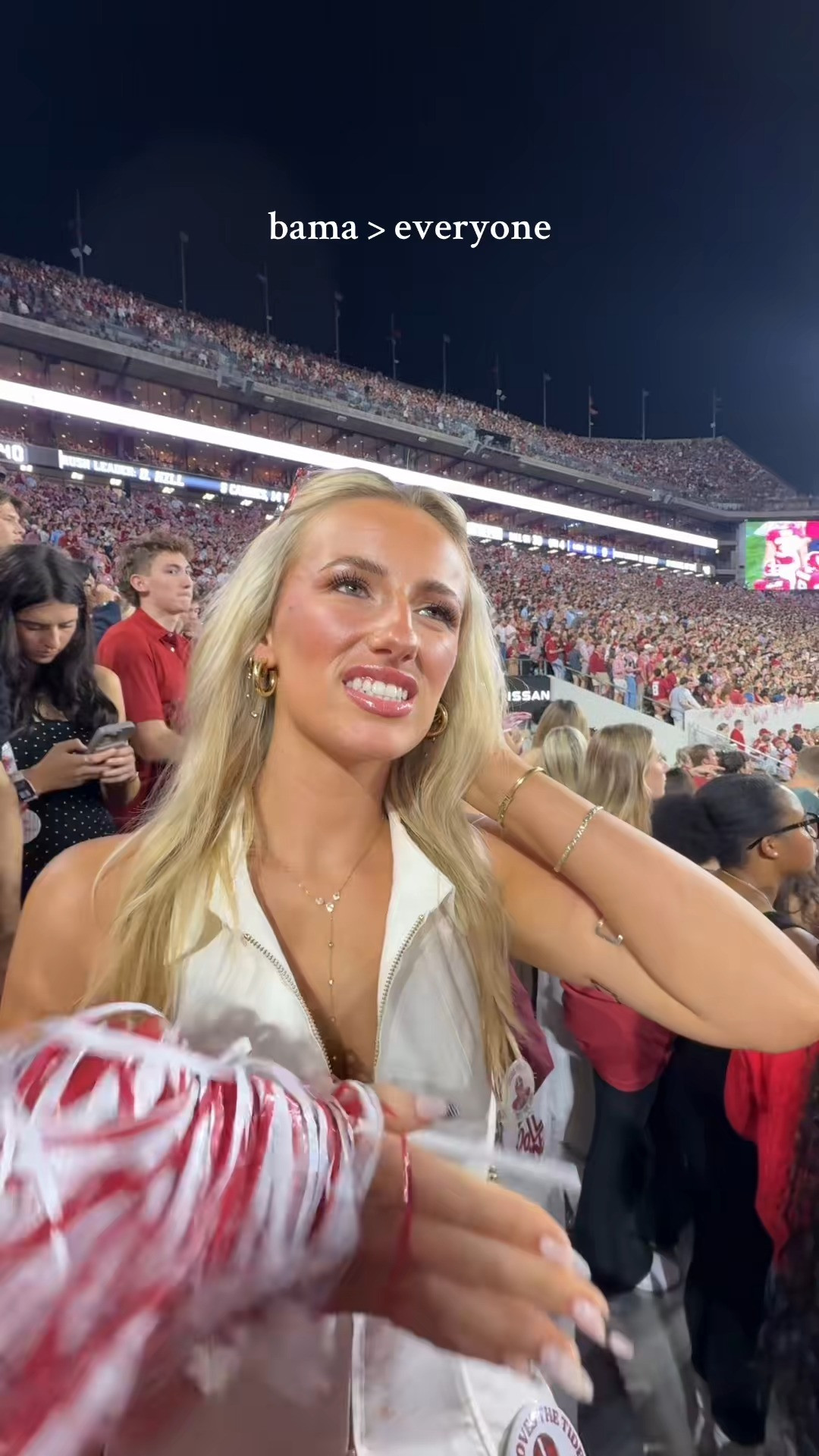 White vest top = the gameday essential 🤍🏈
Easy, neutral, and matches every school color.

#whitevesttop #gamedayoutfit #gamedaystyle #collegestyle #collegegameday #footballoutfit #neutraloutfit #neutralstyle #falloutfits #ootdideas #ltkgameday #ltkstyle #ltkfashion #gamedayfit #tailgateoutfit #campusstyle #everydaybasics #wardrobestaples 

 