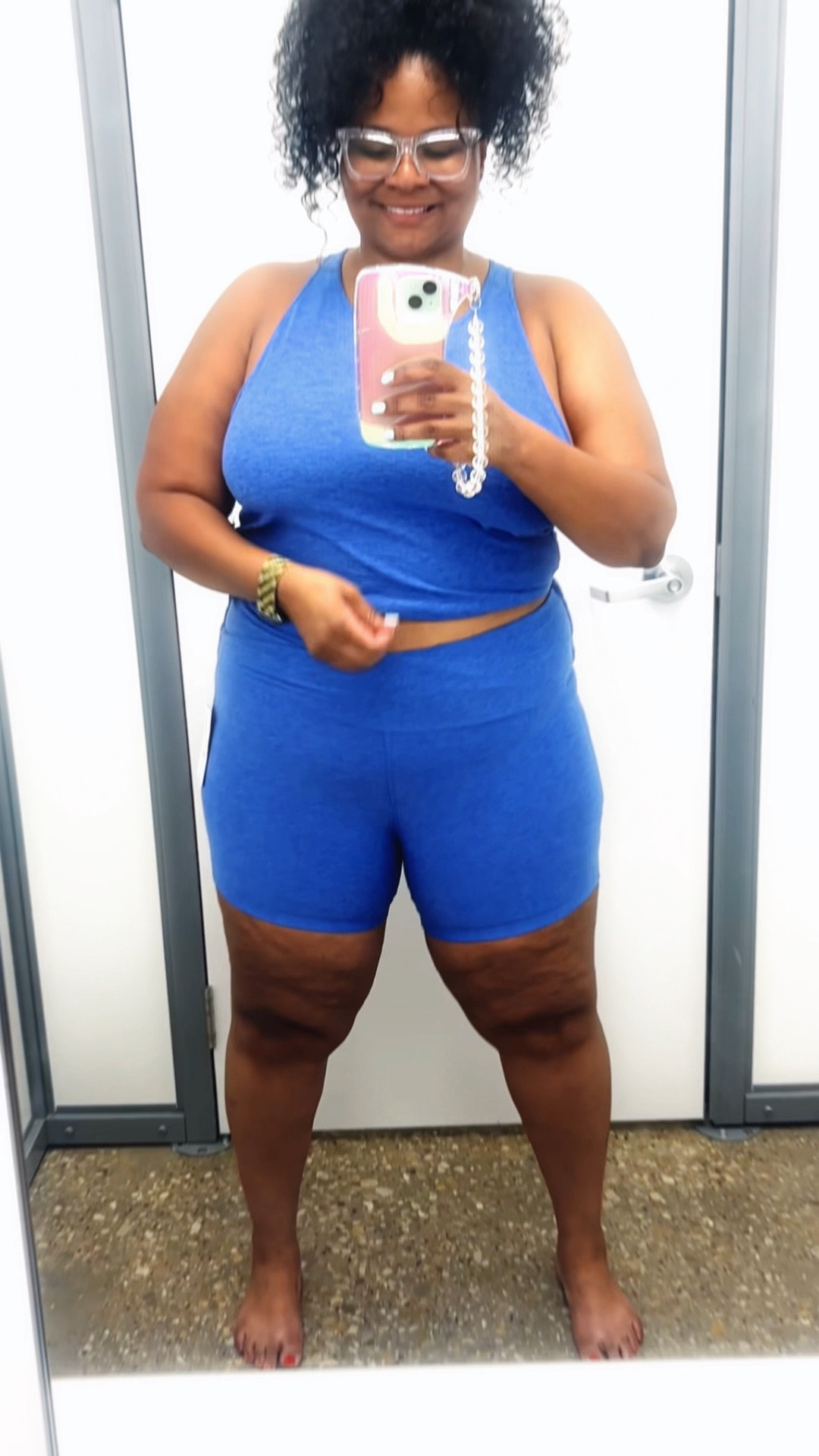 The vibrancy of this BLUE💙Walmart has been on it with the cute activewear sets! & only $10 for each pc in amazing!

#LTKFindsUnder50 #LTKPlusSize #LTKActive