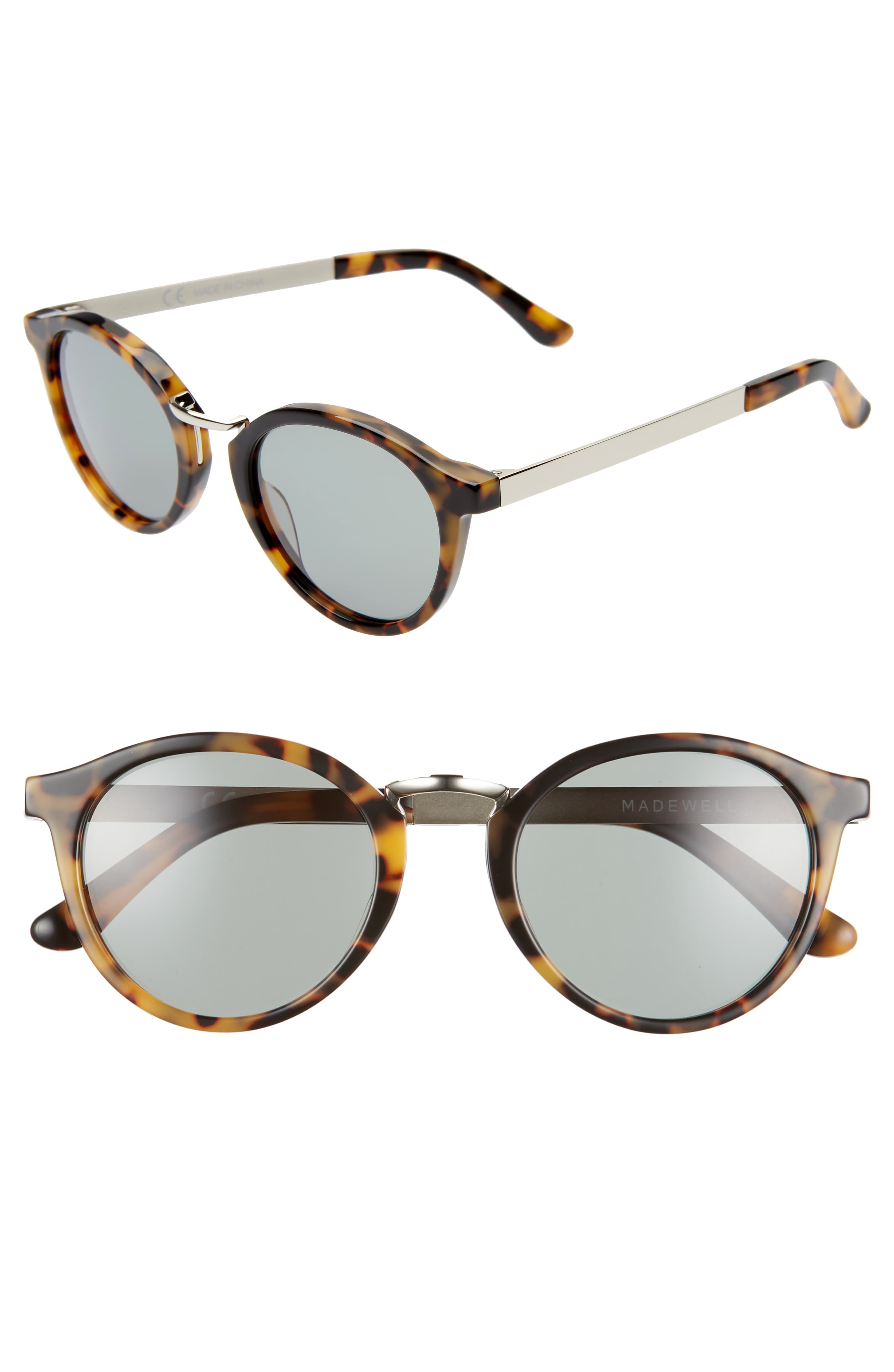 Indio 48mm Round SunglassesMADEWELL | Nordstrom
