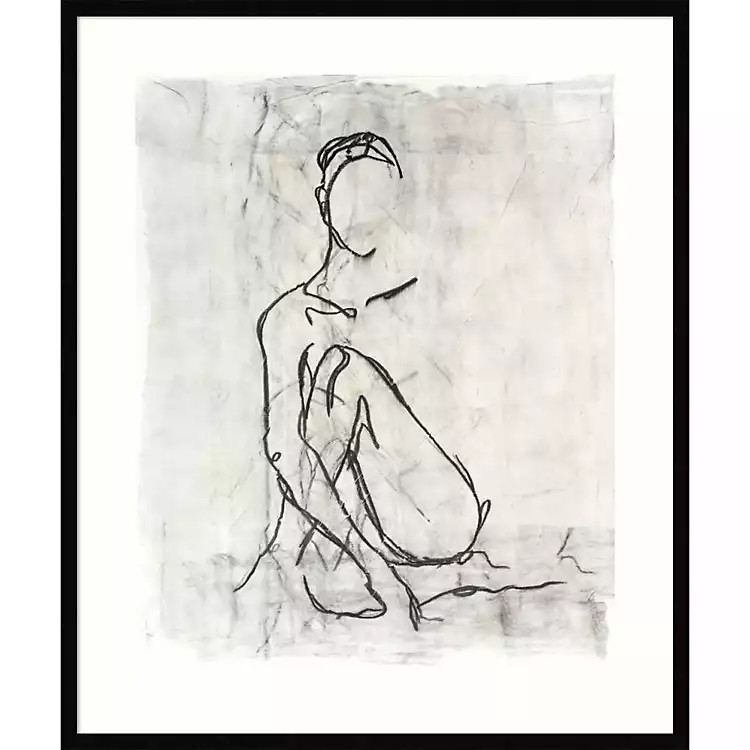 Contour Sketch II Framed Art Print | Kirkland's Home