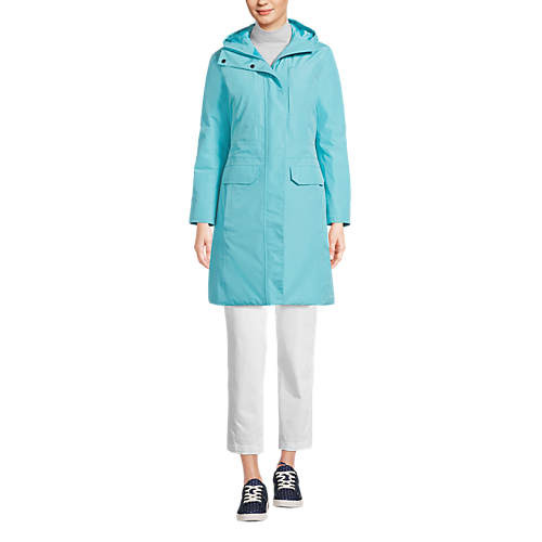 Women's Insulated Waterproof Raincoat | Lands' End (US)