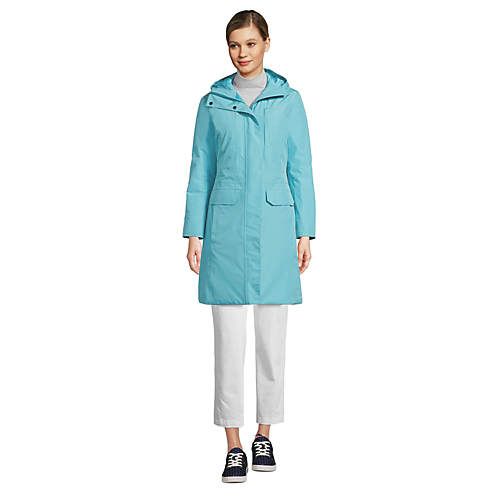 Women's Insulated Waterproof Raincoat | Lands' End (US)